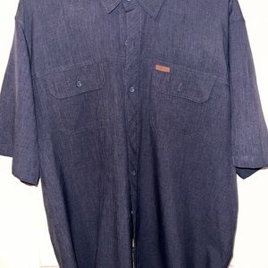 Orvis Blue Casual Button Down Shirt